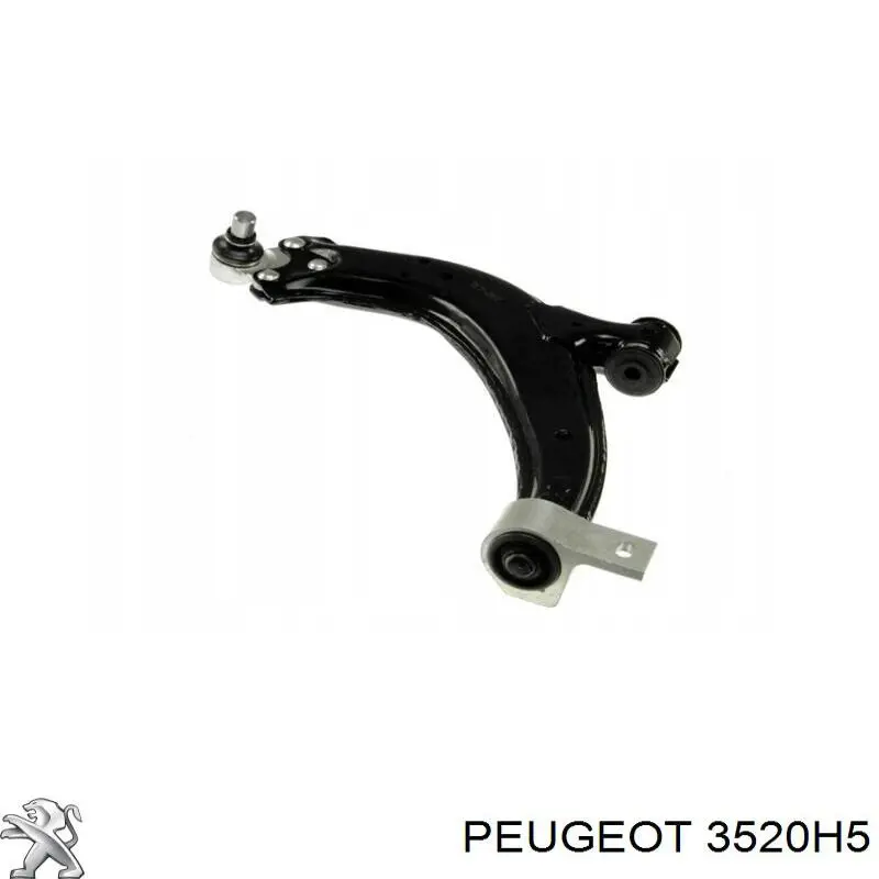 Wahacz zawieszenia przedniego dolny lewy Peugeot/Citroen 3520H5 cena, od 56,49 USD