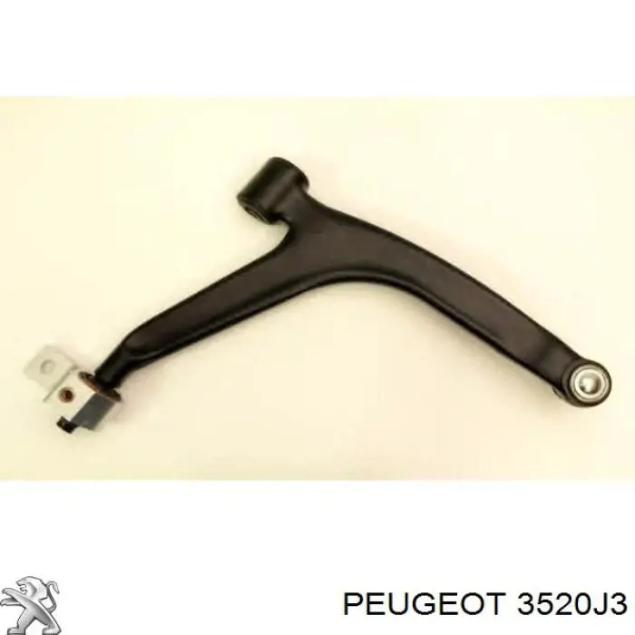 3520J3 Peugeot/Citroen Wahacz zawieszenia przedniego dolny lewy