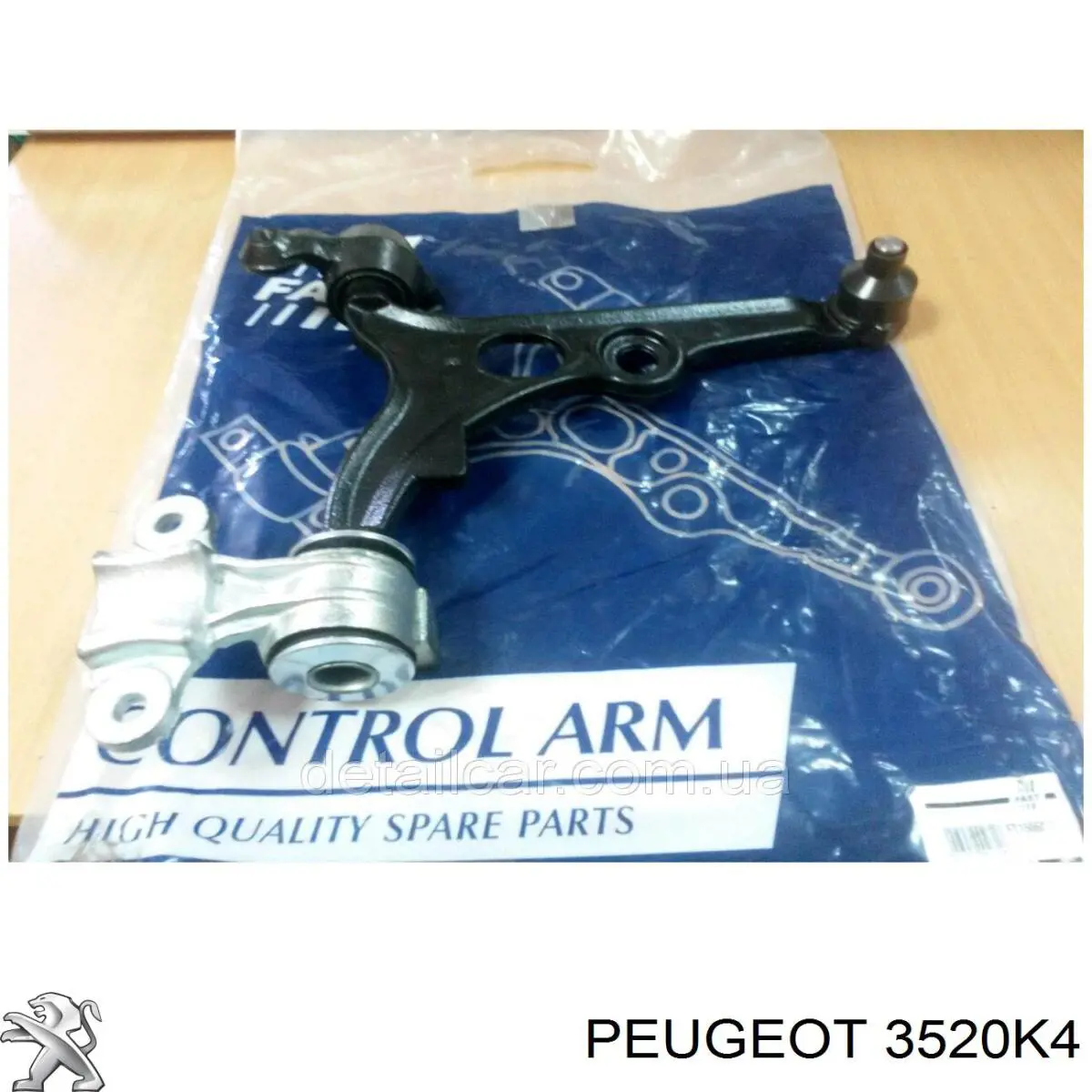 Wahacz zawieszenia przedniego dolny lewy 3520K4 Peugeot/Citroen