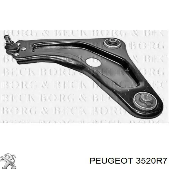 Wahacz zawieszenia przedniego dolny lewy Peugeot/Citroen 3520R7 cena, od 182,57 zł
