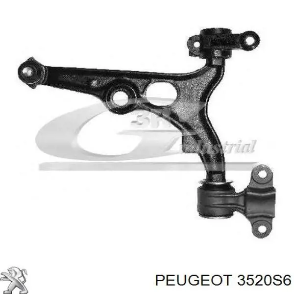 Do koszyka 3520S6 Peugeot/Citroen Wahacz zawieszenia przedniego dolny lewy