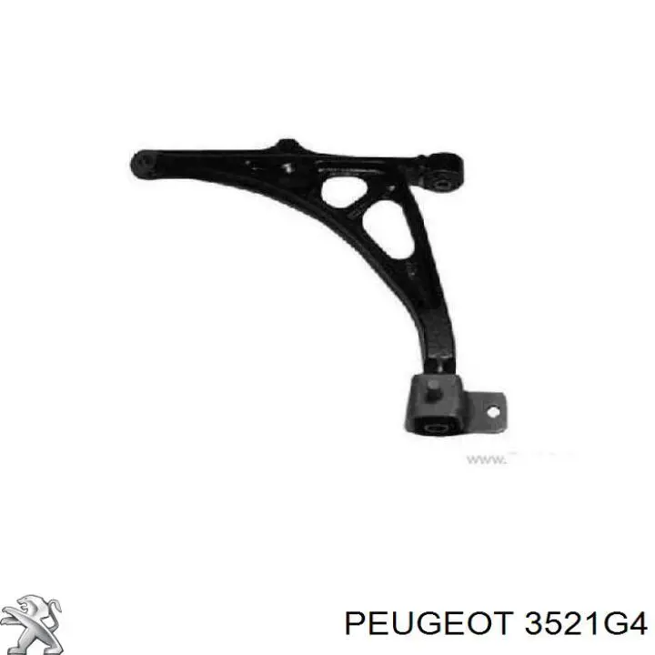 Do koszyka 3521G4 Peugeot/Citroen Wahacz zawieszenia przedniego dolny prawy