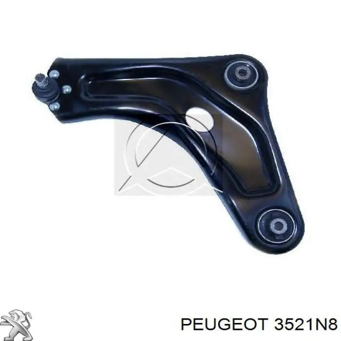 3521N8 Peugeot/Citroen Wahacz zawieszenia przedniego dolny prawy