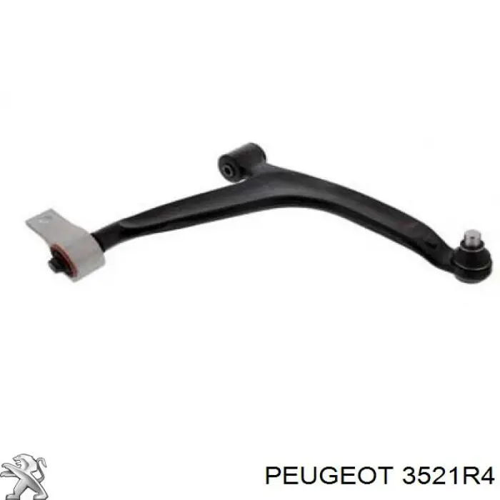 3521R4 Peugeot/Citroen Wahacz zawieszenia przedniego dolny prawy