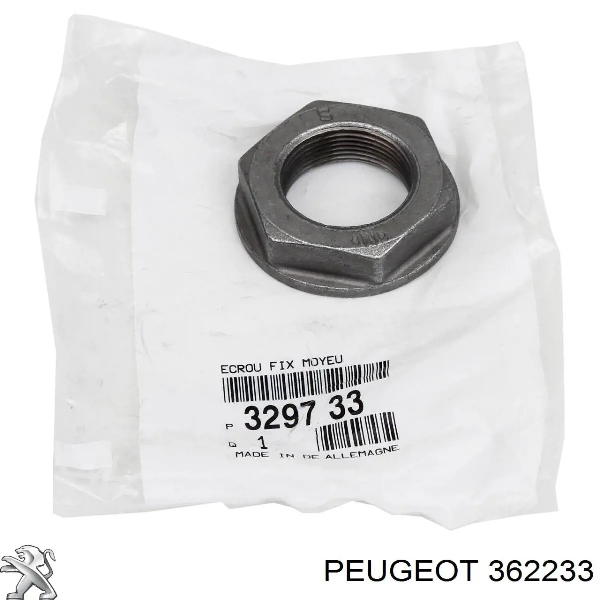 Do koszyka 362233 Peugeot/Citroen Nakrętka sworznia wahacza zawieszenia przedniego