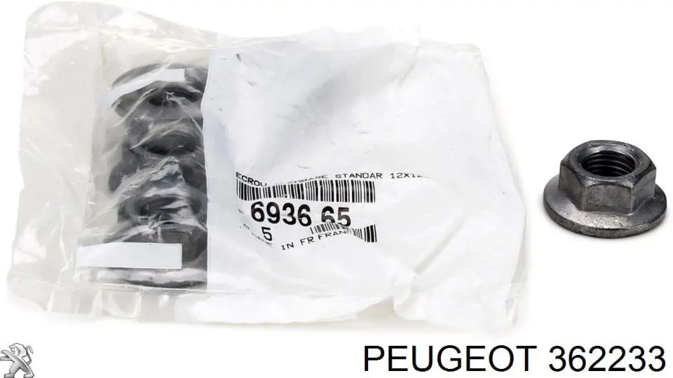 Nakrętka sworznia wahacza zawieszenia przedniego Peugeot/Citroen 362233 cena, od 3,42 USD