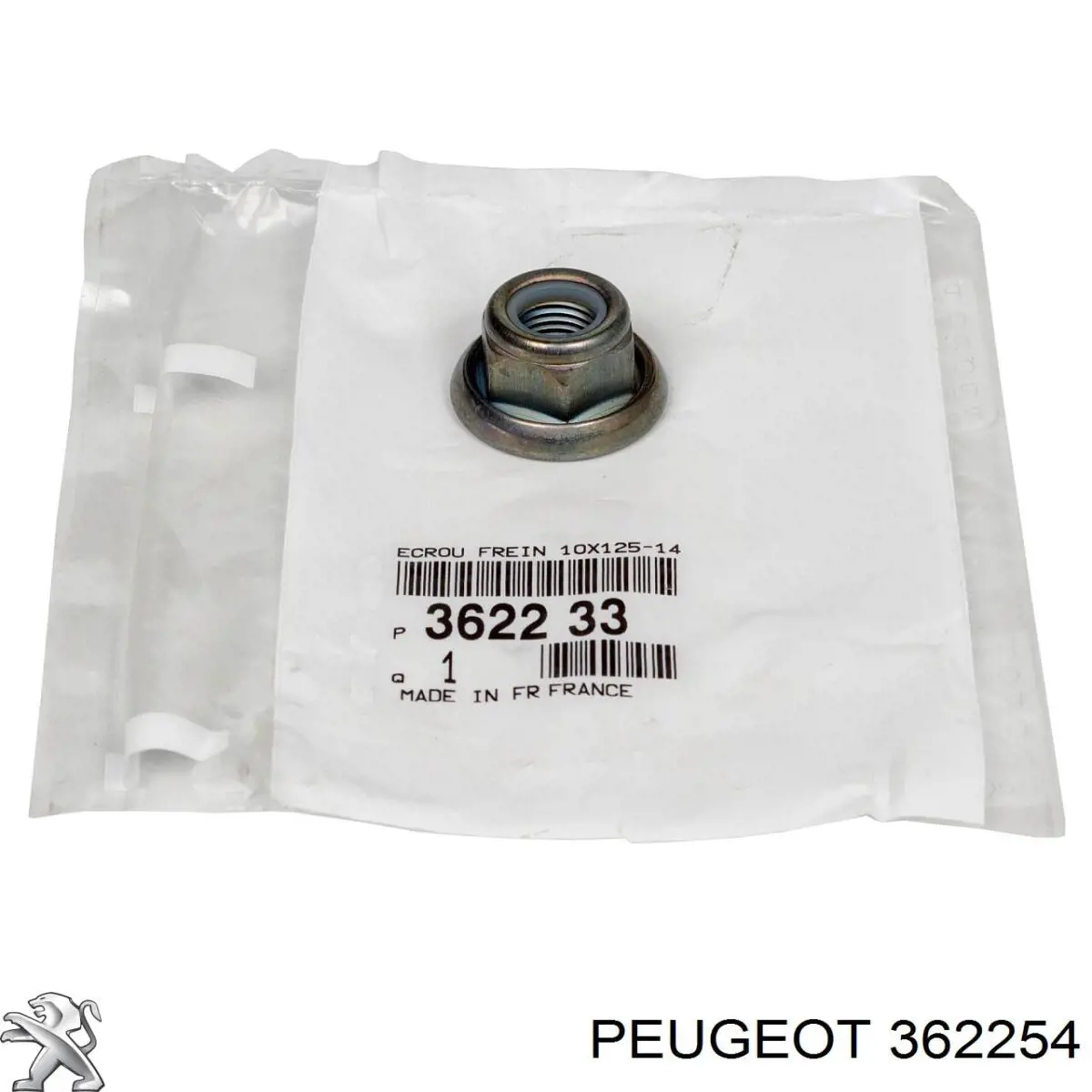 Do koszyka 362254 Peugeot/Citroen Śruba (nakrętka) mocowania