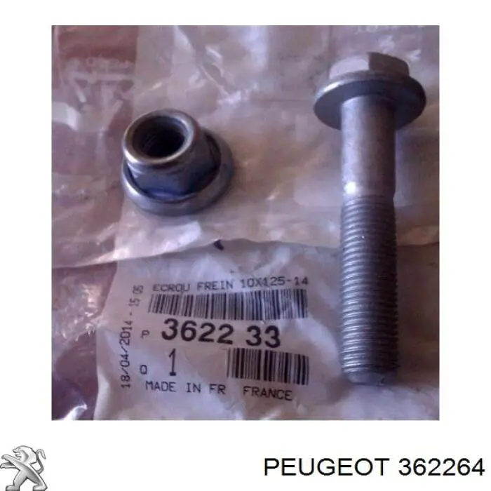 Śruba mocowania przedniego sworznia wahacza do czopu Peugeot/Citroen 362264 cena, od 4,08 USD