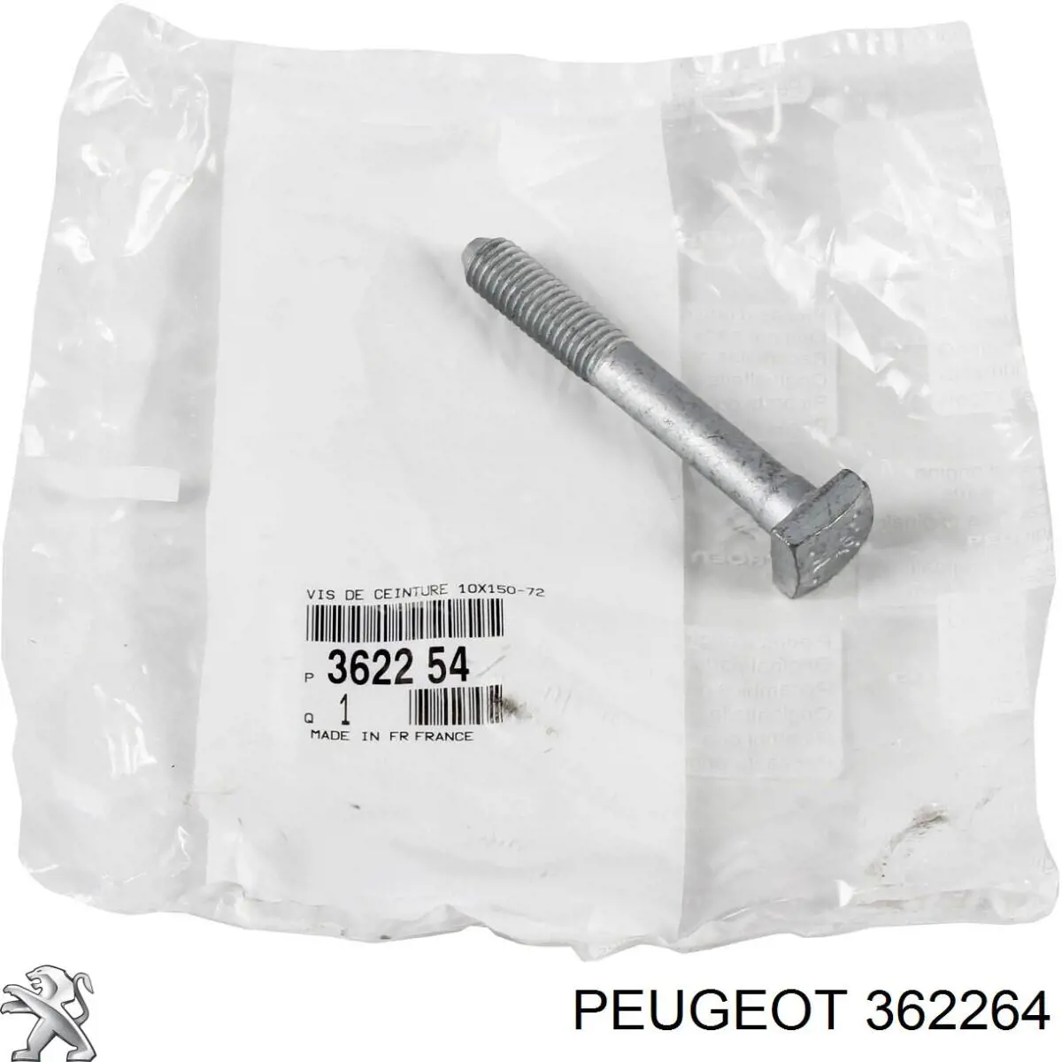 Do koszyka 362264 Peugeot/Citroen Śruba mocowania przedniego sworznia wahacza do czopu