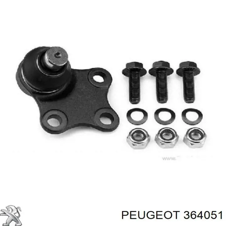 Sworzeń wahacza dolny Peugeot/Citroen 364051 cena, od 13,58 USD