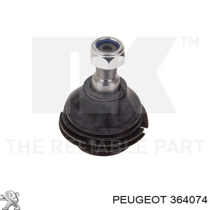 Sworzeń wahacza górny Peugeot/Citroen 364074 cena, od 15,57 USD