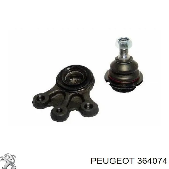 Do koszyka 364074 Peugeot/Citroen Sworzeń wahacza górny