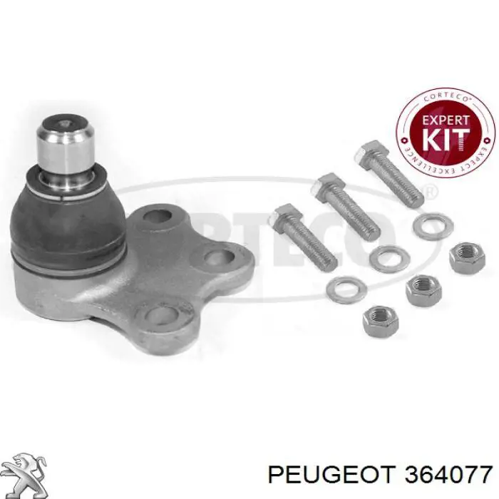 364077 Peugeot/Citroen Sworzeń wahacza dolny