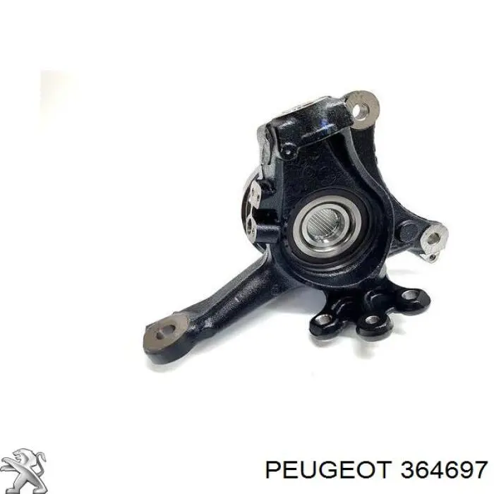 Czop (zwrotnica) przedni lewy Peugeot/Citroen 364697 cena, od 85,13 USD