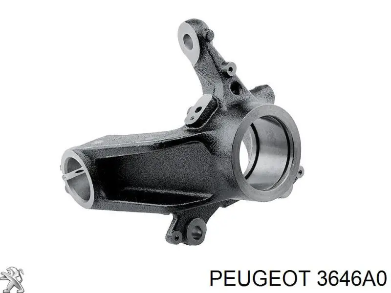 Czop (zwrotnica) przedni lewy Peugeot/Citroen 3646A0 cena, od 103,86 USD