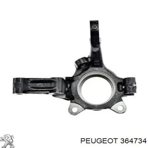 Czop (zwrotnica) przedni prawy Peugeot/Citroen 364734 cena, od 72,73 USD