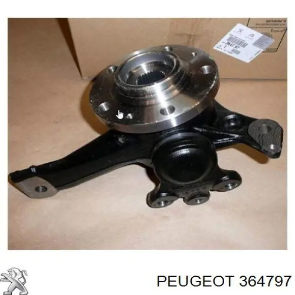 364797 Peugeot/Citroen Czop (zwrotnica) przedni prawy
