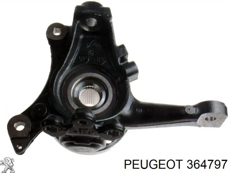 Czop (zwrotnica) przedni prawy Peugeot/Citroen 364797 cena, od 91,94 USD