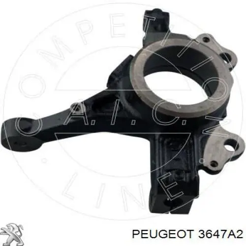 3647A2 Peugeot/Citroen Czop (zwrotnica) przedni prawy