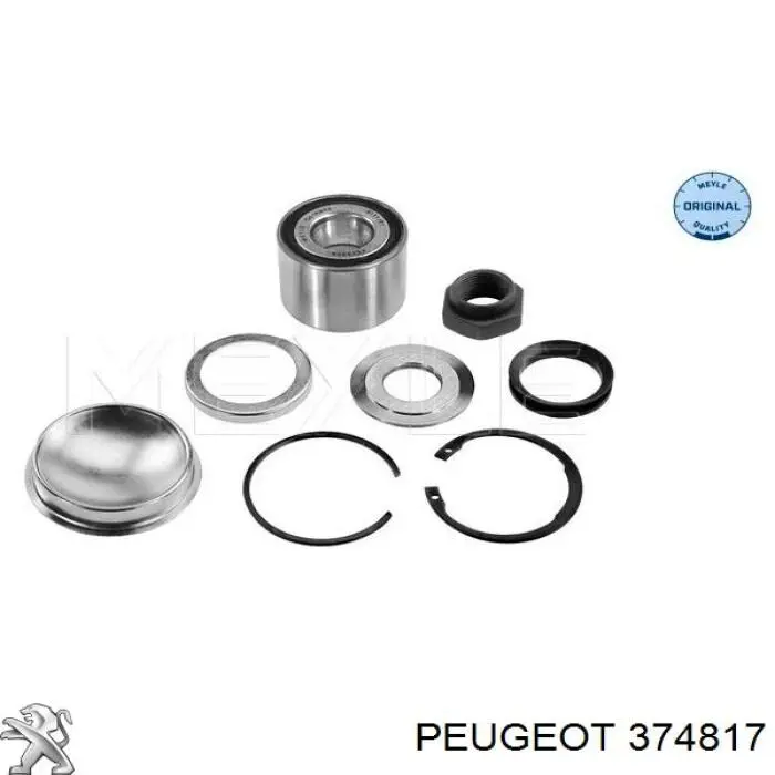 Lożysko piasty tylnej Peugeot/Citroen 374817 cena, od 15,67 USD