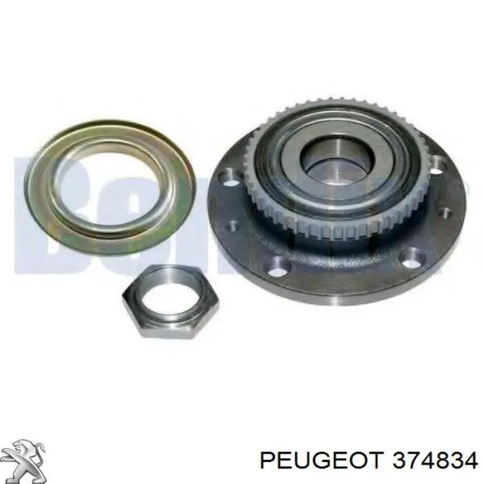 Piasta tylna 374834 Peugeot/Citroen