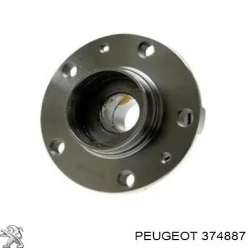 Do koszyka 374887 Peugeot/Citroen Piasta tylna