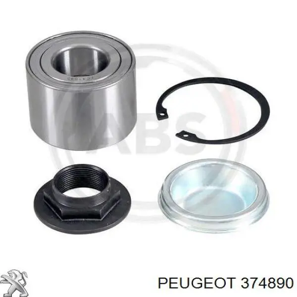 Lożysko piasty tylnej Peugeot/Citroen 374890 cena, od 27,31 USD