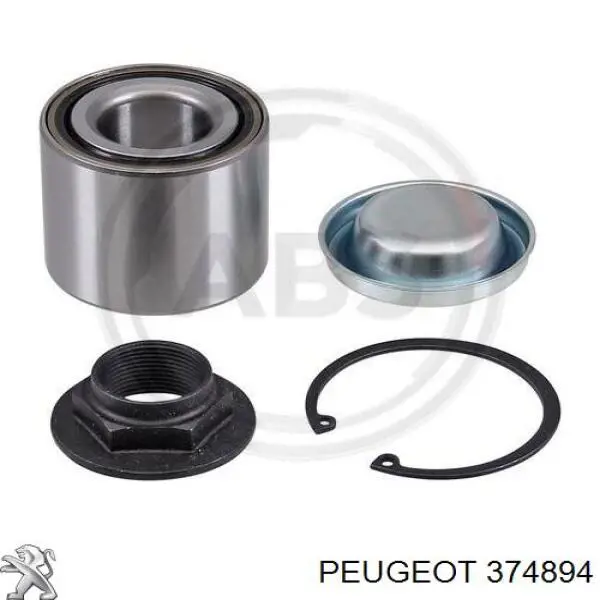 Do koszyka 374894 Peugeot/Citroen Lożysko piasty tylnej