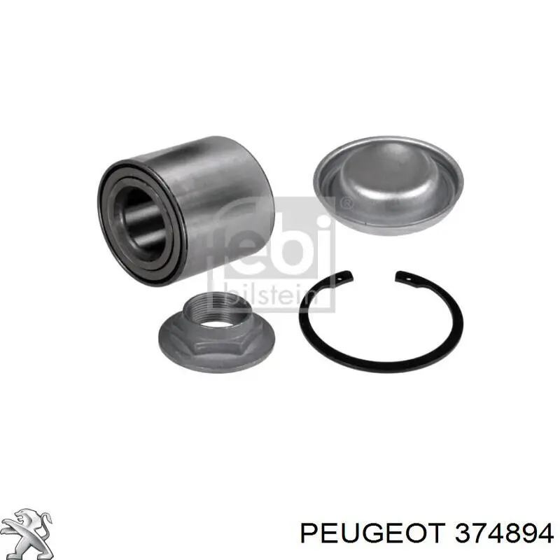 Lożysko piasty tylnej Peugeot/Citroen 374894 cena, od 26,46 USD