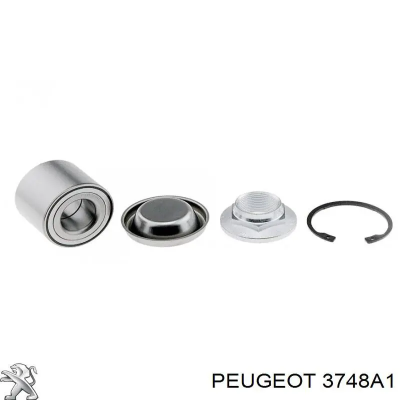 3748A1 Peugeot/Citroen Lożysko piasty tylnej