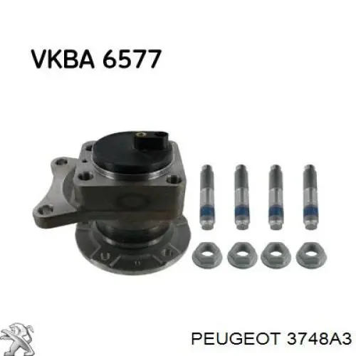 Do koszyka 3748A3 Peugeot/Citroen Piasta tylna