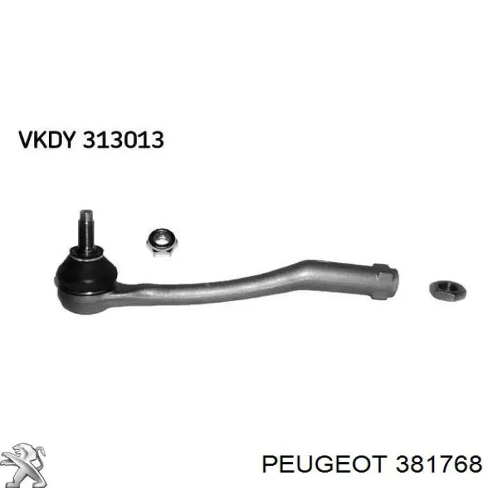 Do koszyka 381768 Peugeot/Citroen Końcówka drążka kierowniczego zewnętrzna