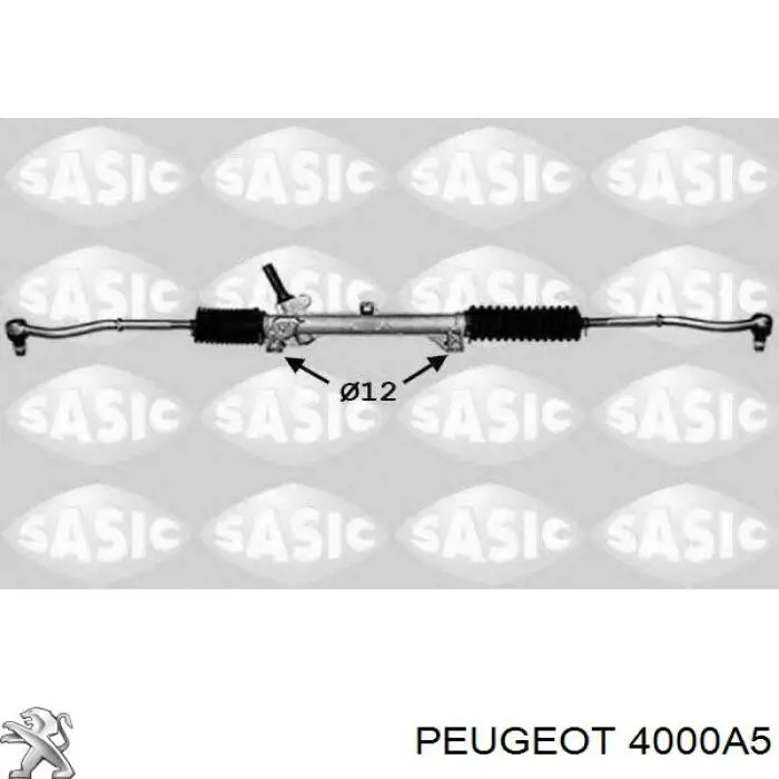 Do koszyka Listwa kierownicza (maglownica) Peugeot 405 II 4B