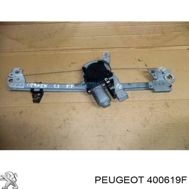 Do koszyka Mechanizm podnoszenia szyby drzwi przednich lewych Citroen C3 I FC