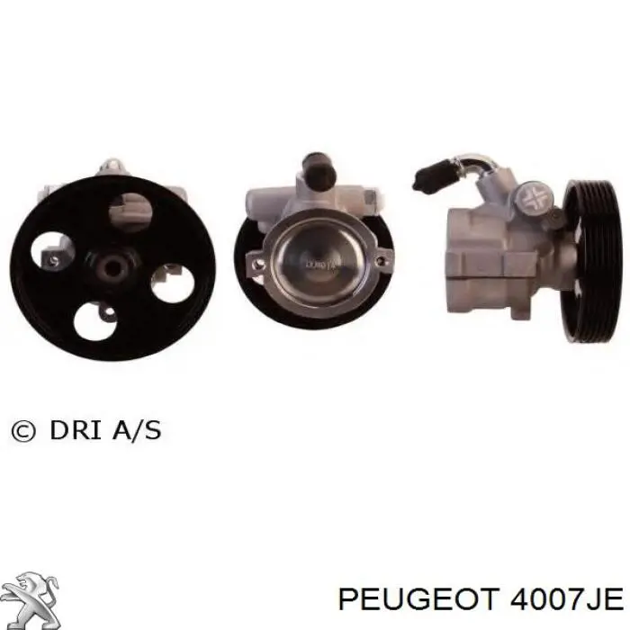 4007JE Peugeot/Citroen Pompa wspomagania hydraulicznego kierownicy