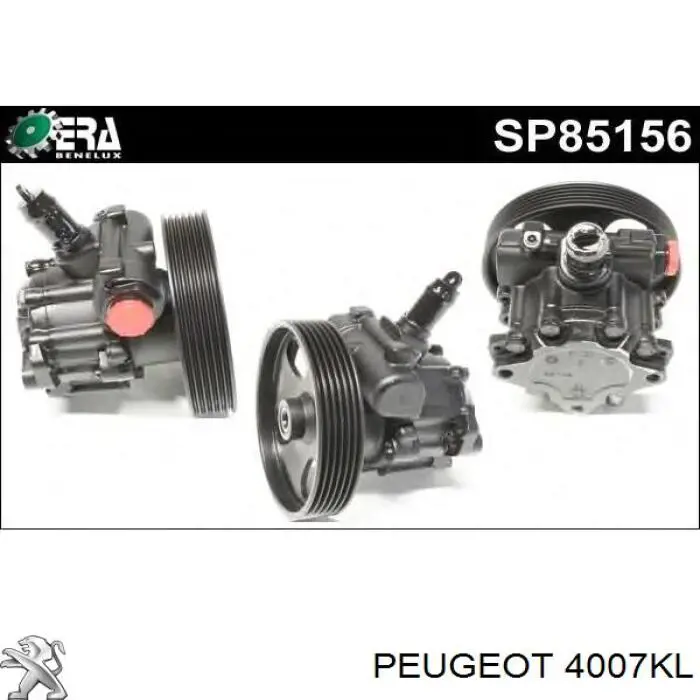 Do koszyka 4007KL Peugeot/Citroen Pompa wspomagania hydraulicznego kierownicy