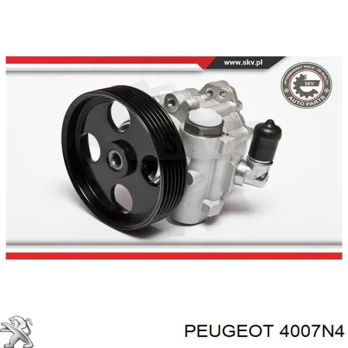 4007N4 Peugeot/Citroen Pompa wspomagania hydraulicznego kierownicy