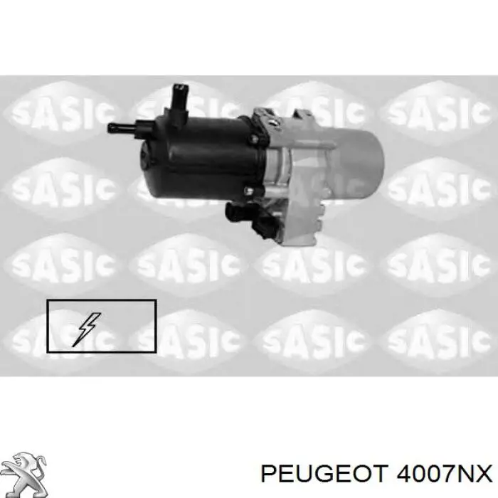 4007JP Peugeot/Citroen Pompa wspomagania hydraulicznego kierownicy