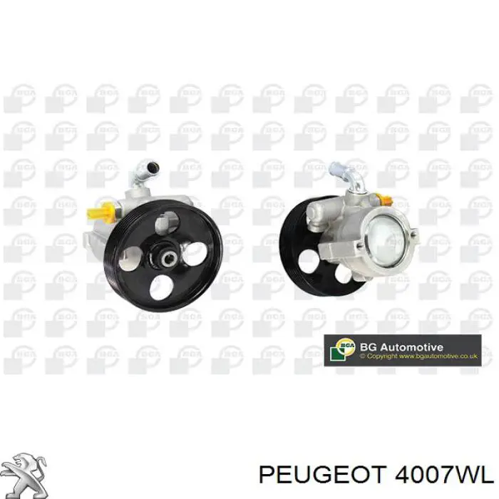 Do koszyka 4007WL Peugeot/Citroen Pompa wspomagania hydraulicznego kierownicy