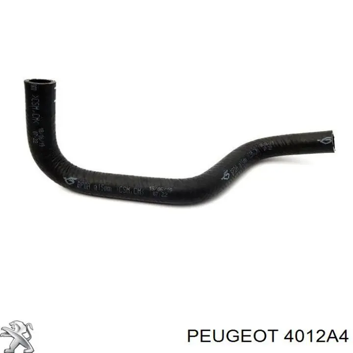 4012A4 Peugeot/Citroen Przewód hydraulicznego układu wspomagania niskiego ciśnienia, od zbiornika do pompy