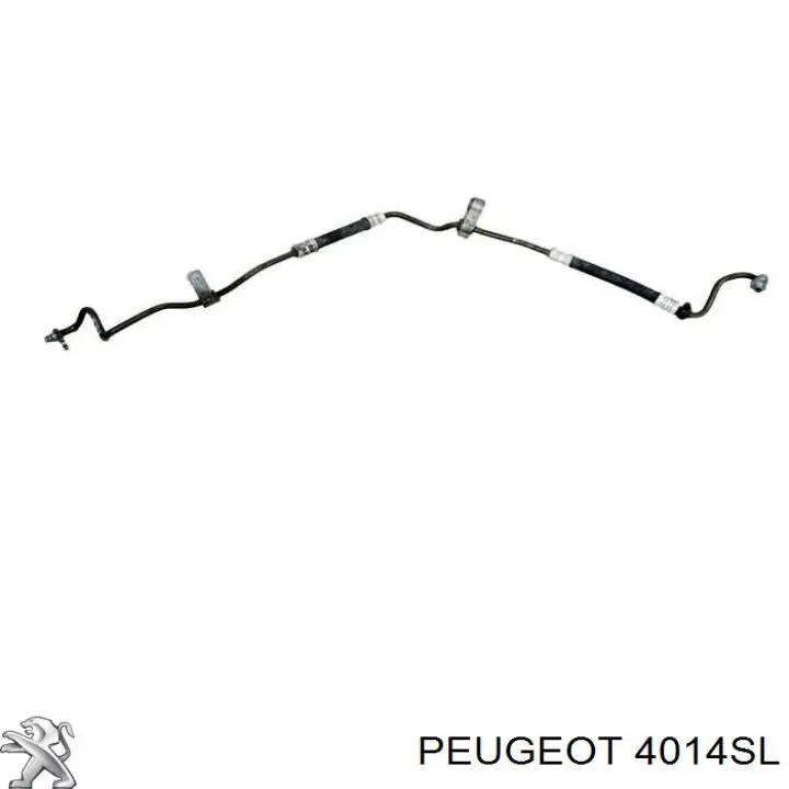 Przewód hydraulicznego układu wspomagania wysokiego ciśnienia, od pompy do maglownicy (mechanizmu) Citroen C4 SPACETOURER (3D)