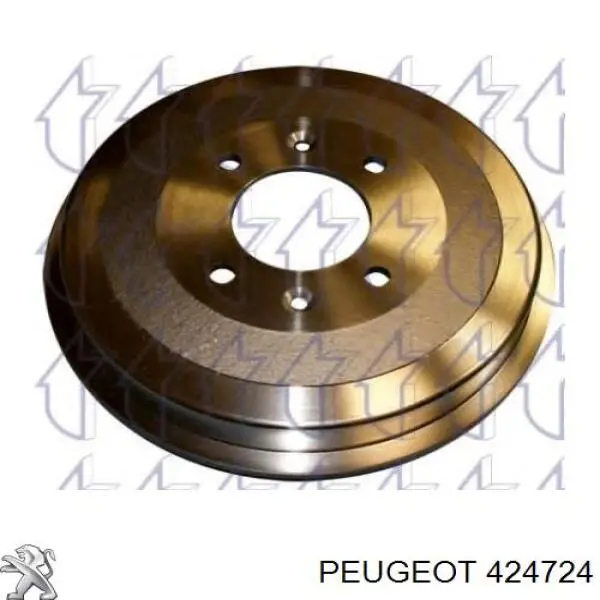 424724 Peugeot/Citroen Bęben hamulcowy tylny