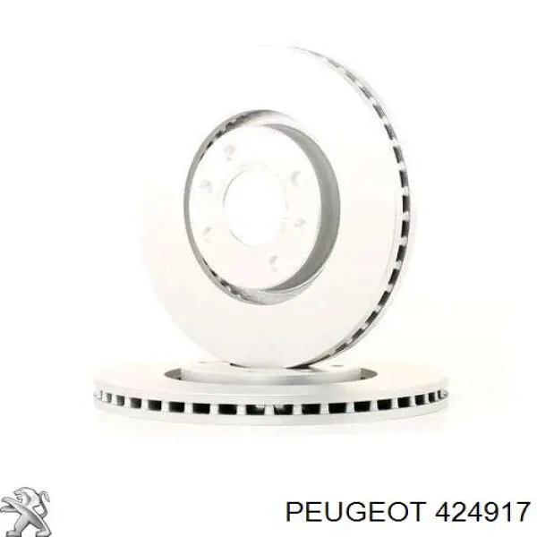 424917 Peugeot/Citroen Tarcza hamulcowa przednia