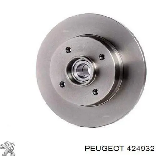 Tarcza hamulcowa tylna Peugeot/Citroen 424932 cena, od 49,17 USD