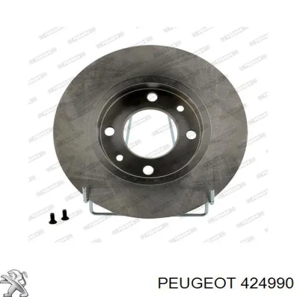 Do koszyka 424990 Peugeot/Citroen Tarcza hamulcowa tylna