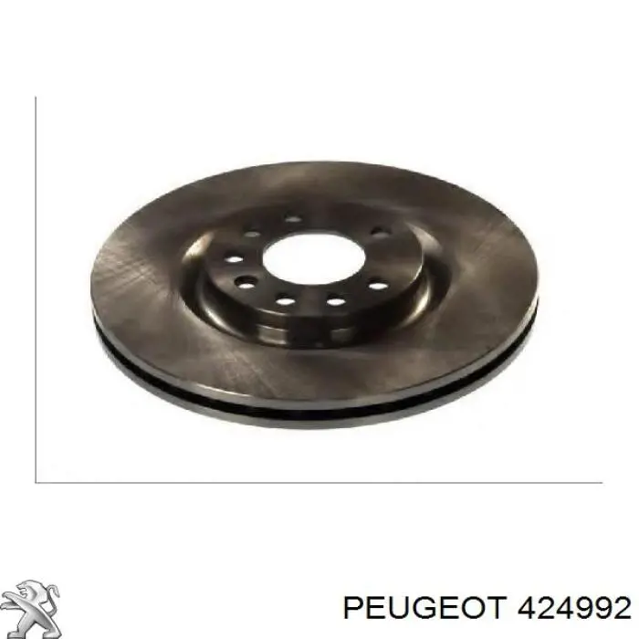 Do koszyka 424992 Peugeot/Citroen Tarcza hamulcowa przednia