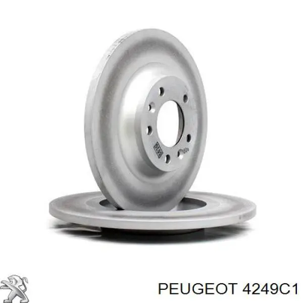 4249C1 Peugeot/Citroen Tarcza hamulcowa tylna