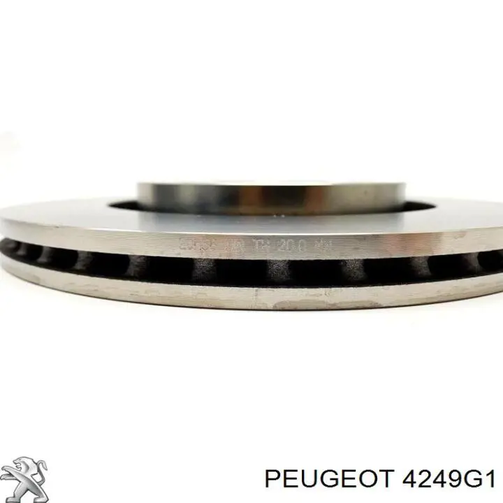 Tarcza hamulcowa przednia 4249G1 Peugeot/Citroen