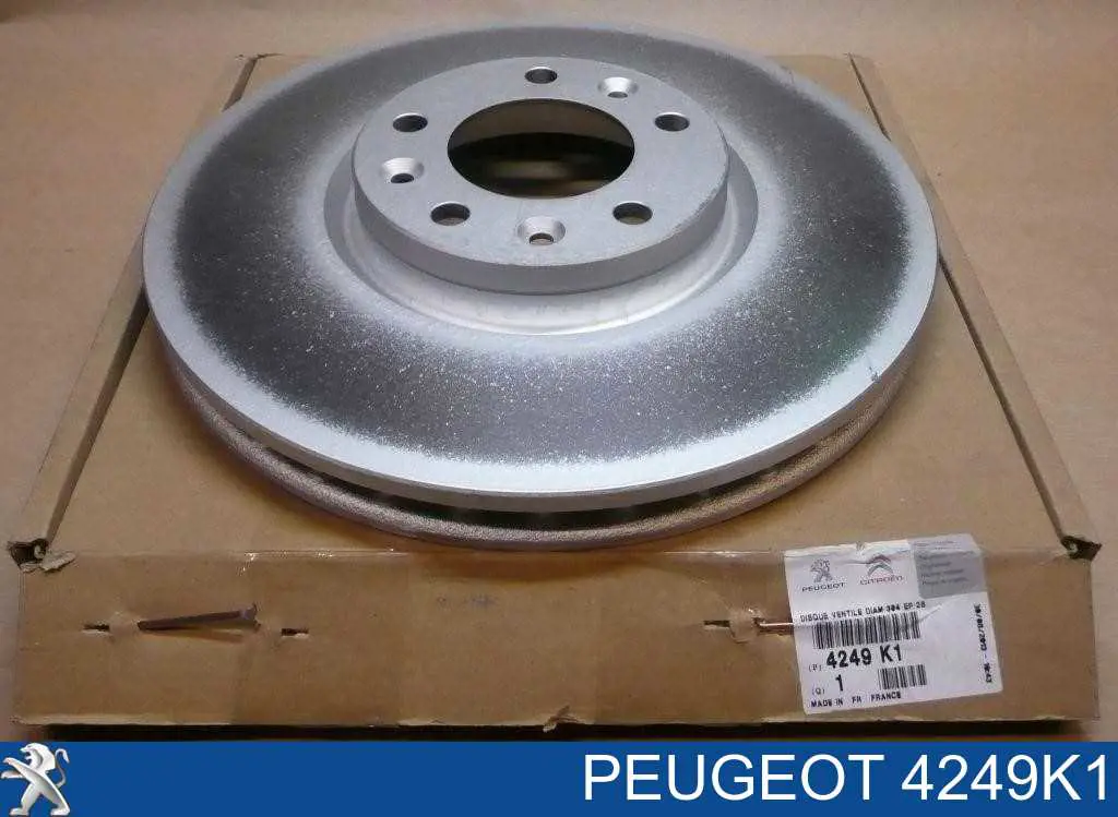 Tarcza hamulcowa przednia Peugeot/Citroen 4249K1 cena, od 56,18 USD