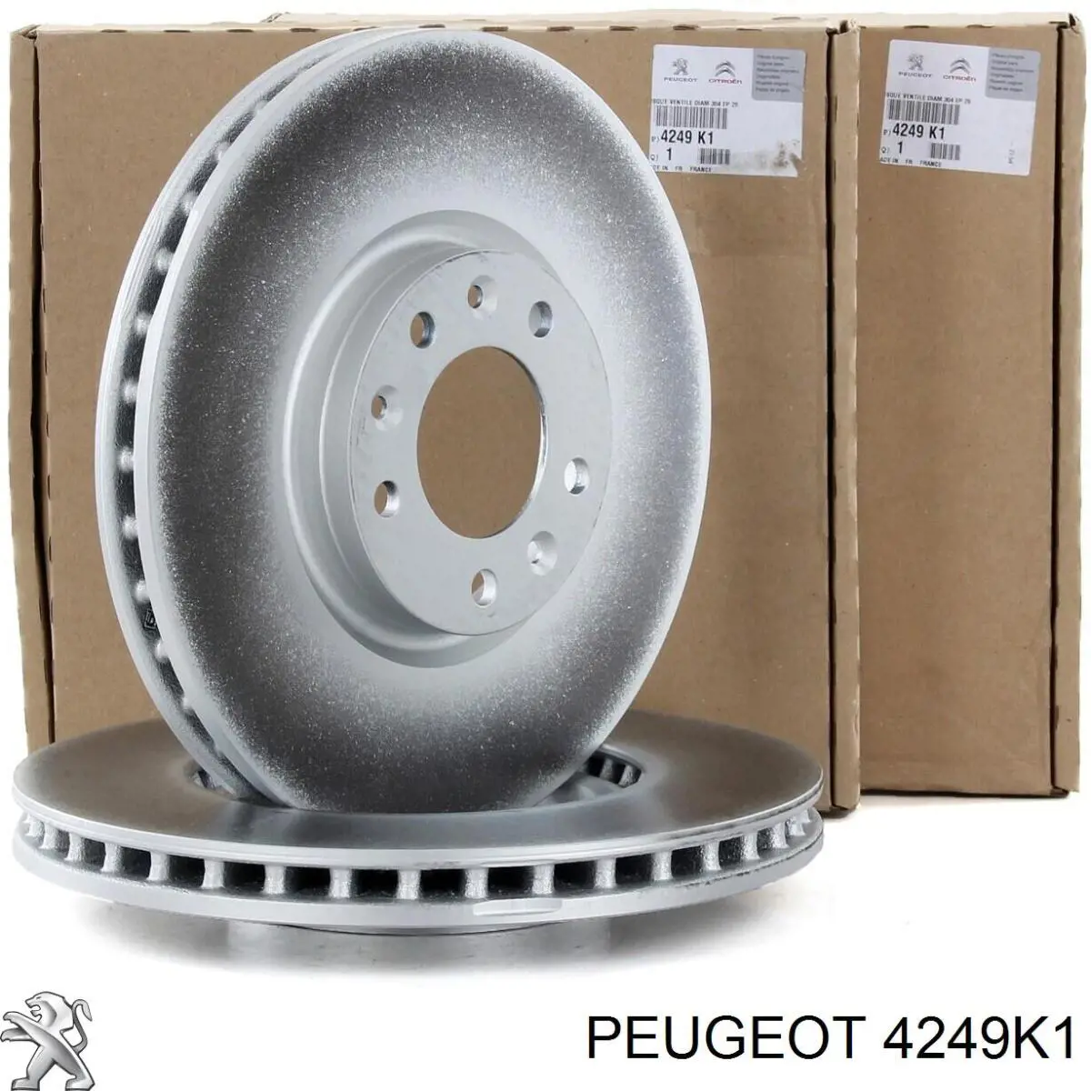 Do koszyka 4249K1 Peugeot/Citroen Tarcza hamulcowa przednia